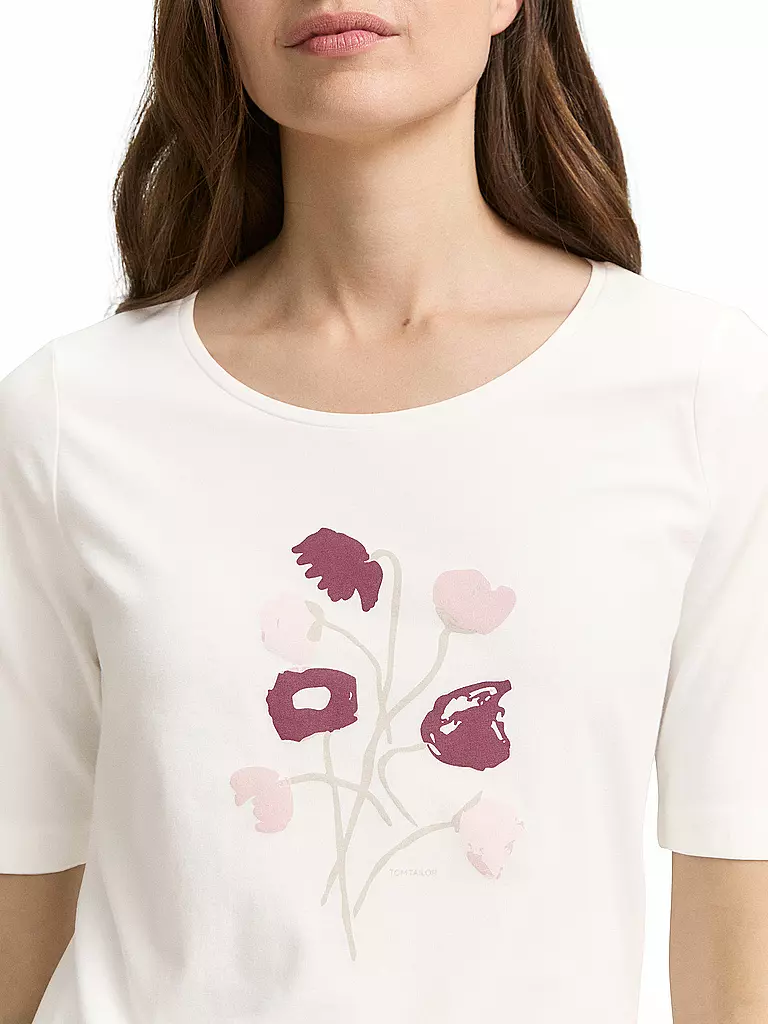 TOM TAILOR | T-shirt | Crema