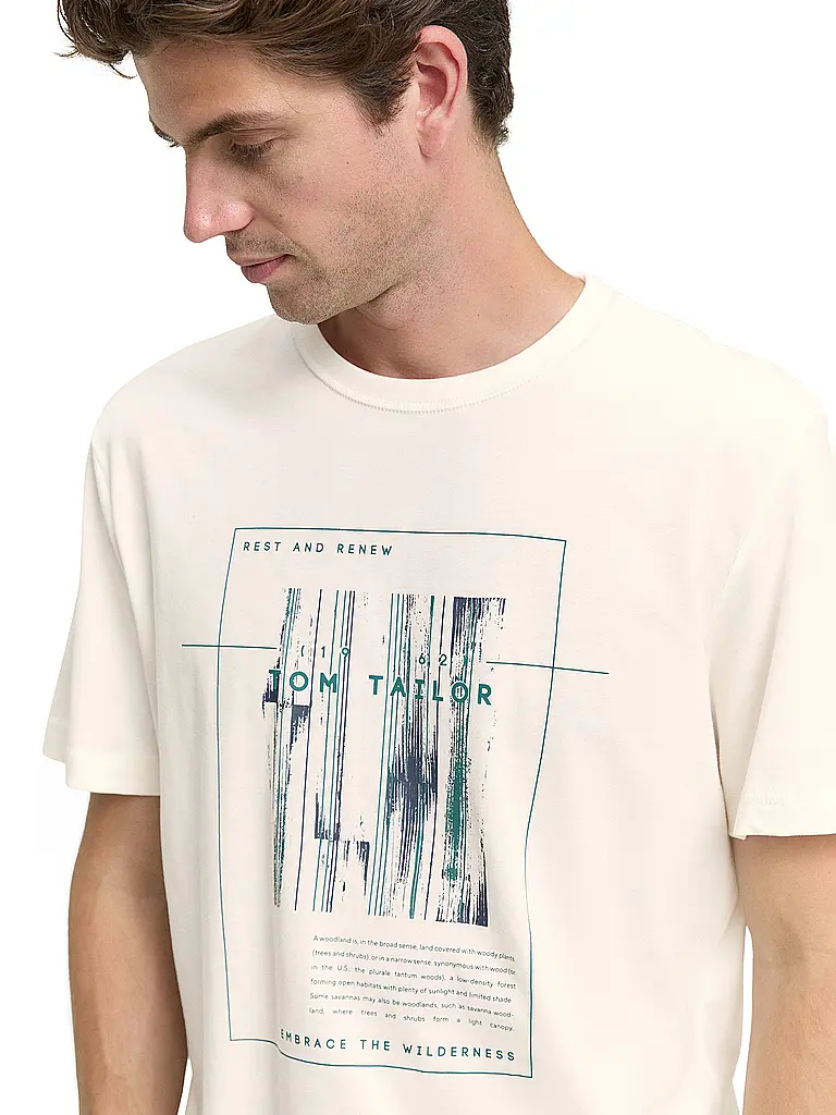 TOM TAILOR | T-Shirt | Bianco