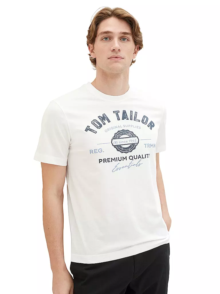 TOM TAILOR | T-Shirt | Bianco