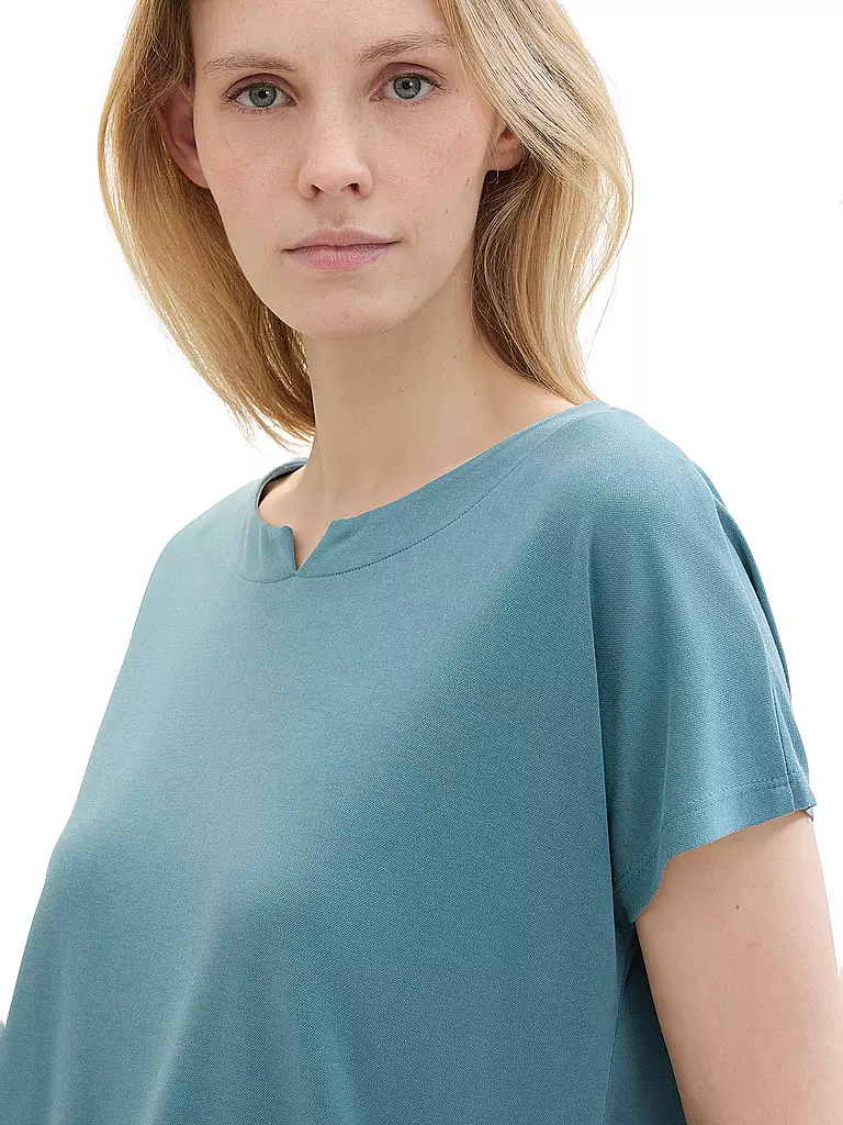 TOM TAILOR | T-Shirt | Petrolio