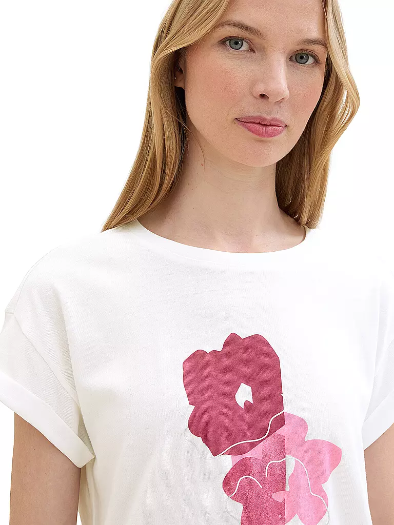 TOM TAILOR | T-Shirt | Bianco