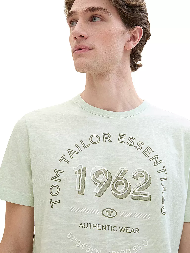 TOM TAILOR | T-Shirt | Verde chiaro