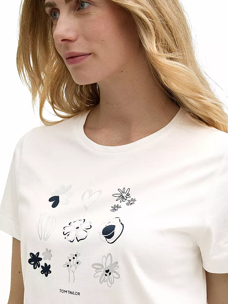 TOM TAILOR | T-Shirt | Bianco