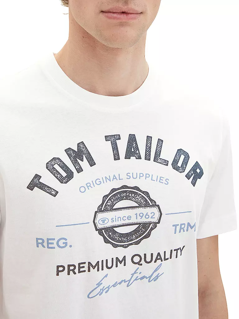 TOM TAILOR | T-Shirt | Bianco