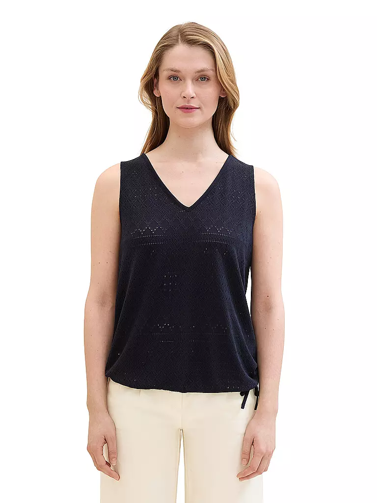 TOM TAILOR | Top  | Blu scuro