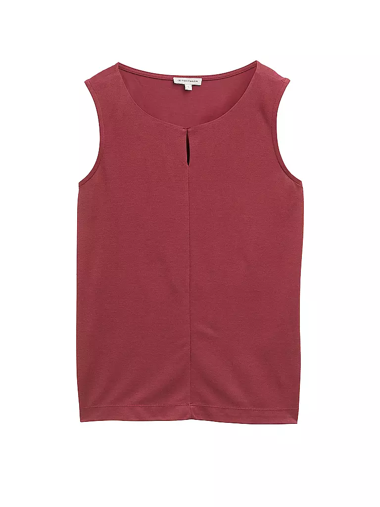 TOM TAILOR | Top | Rosso scuro