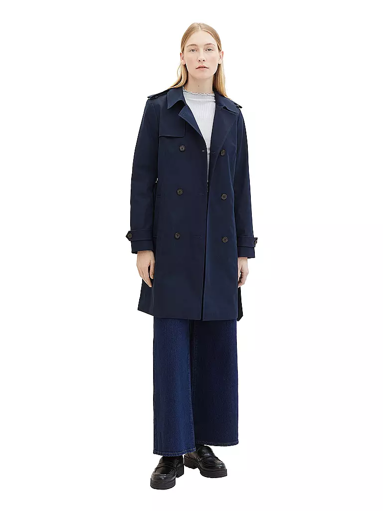 TOM TAILOR | Trench coat | Blu scuro