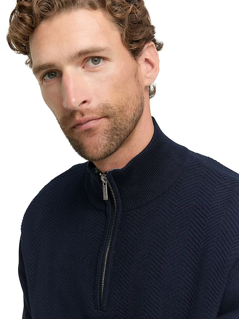 TOM TAILOR | Troyer Pullover | Blu