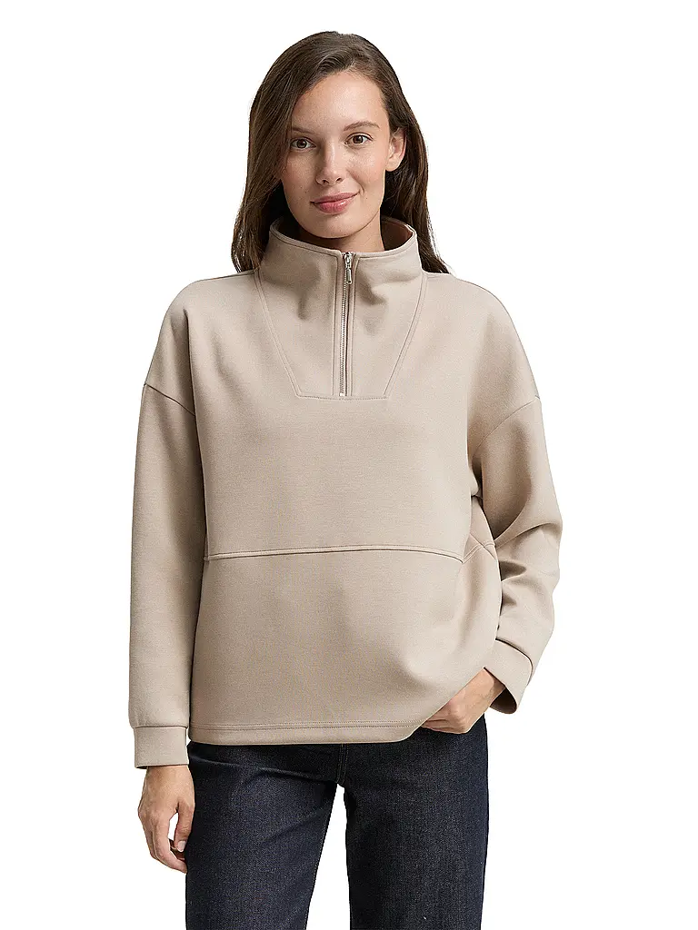 TOM TAILOR | Troyer Pullover | Crema