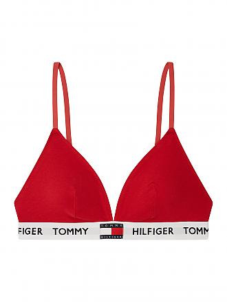 TOMMY HILFIGER | Bustier imbottito a triangolo rosso