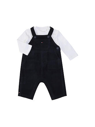 TOMMY HILFIGER | Set neonato 2 pezzi T-shirt a maniche lunghe e salopette