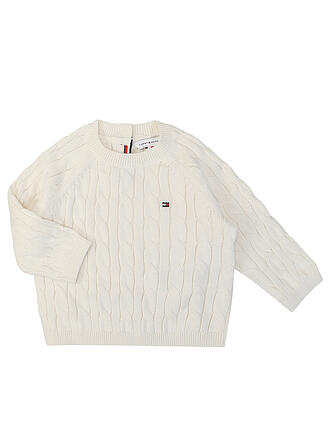 TOMMY HILFIGER | Set neonato 3 pezzi maglione, pantaloni e cappello