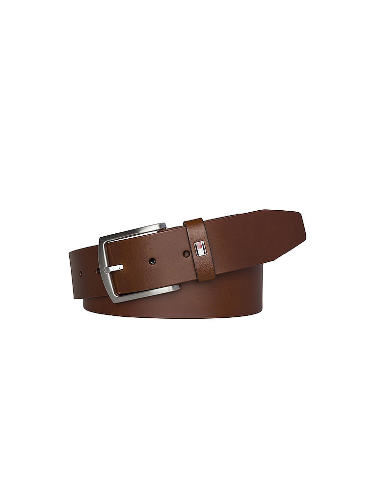 Cintura in pelle New Denton marrone 105