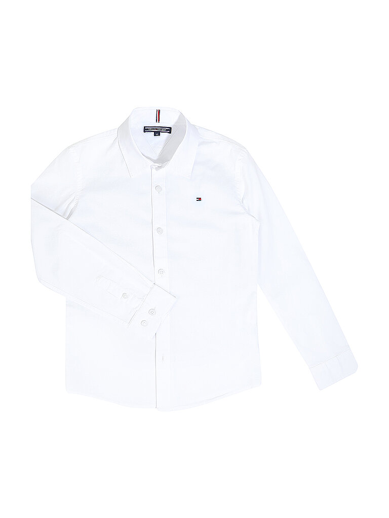 Camicia slim fit da ragazzo bianco 176