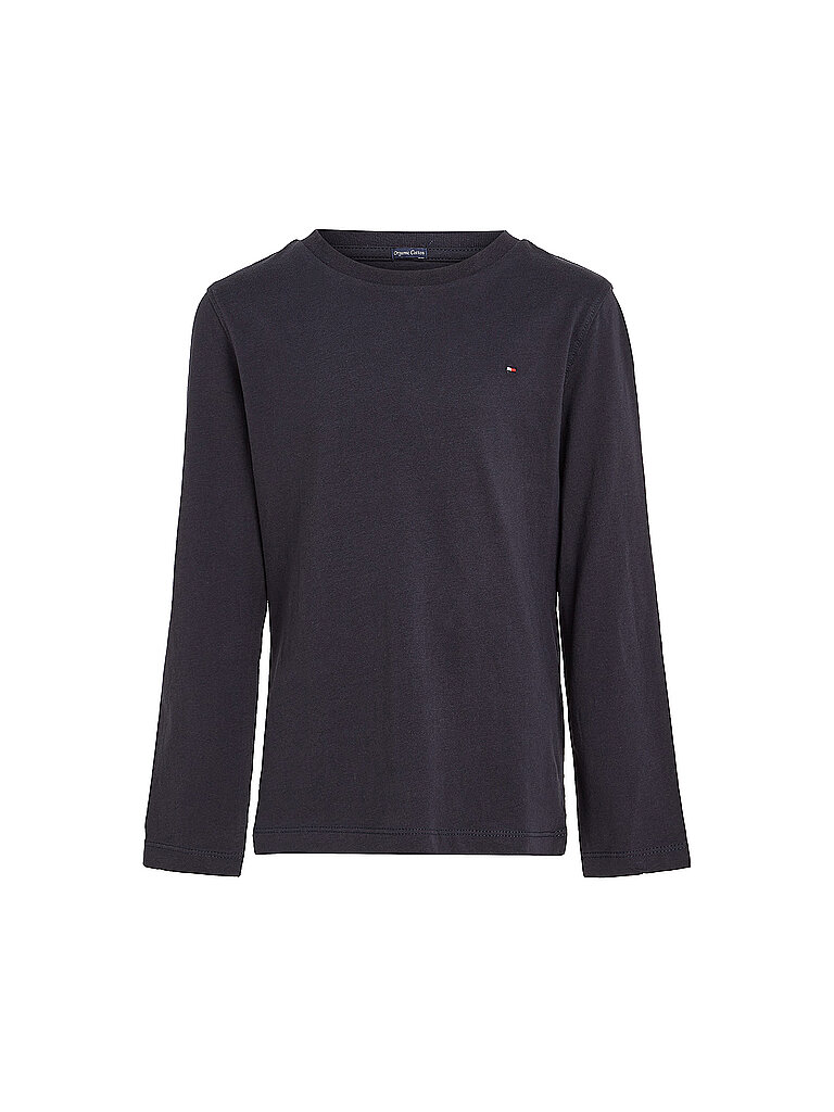 Maglietta a maniche lunghe da bambino blu 80