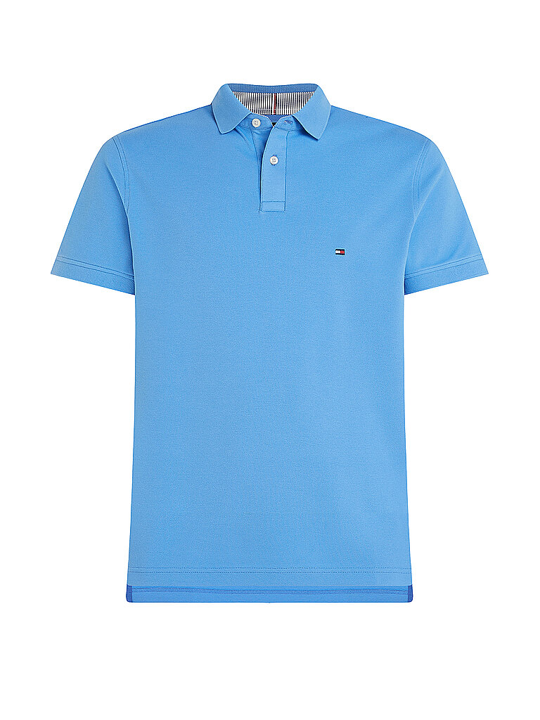 Polo vestibilità regular azzurro M