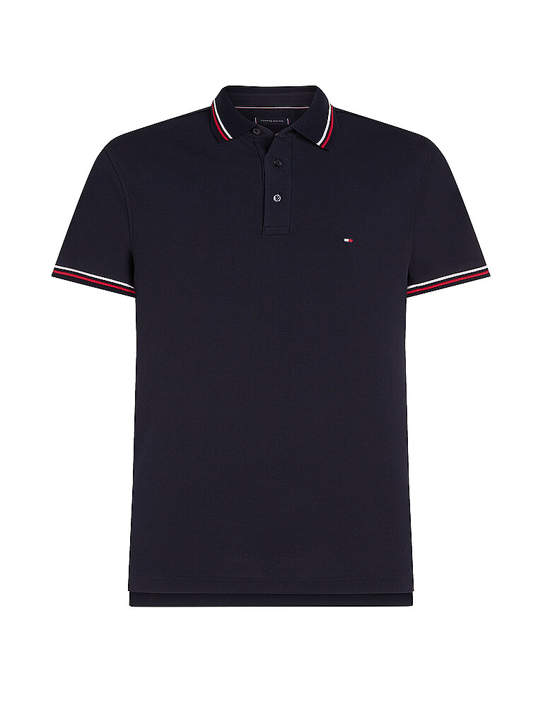 Polo slim fit blu S