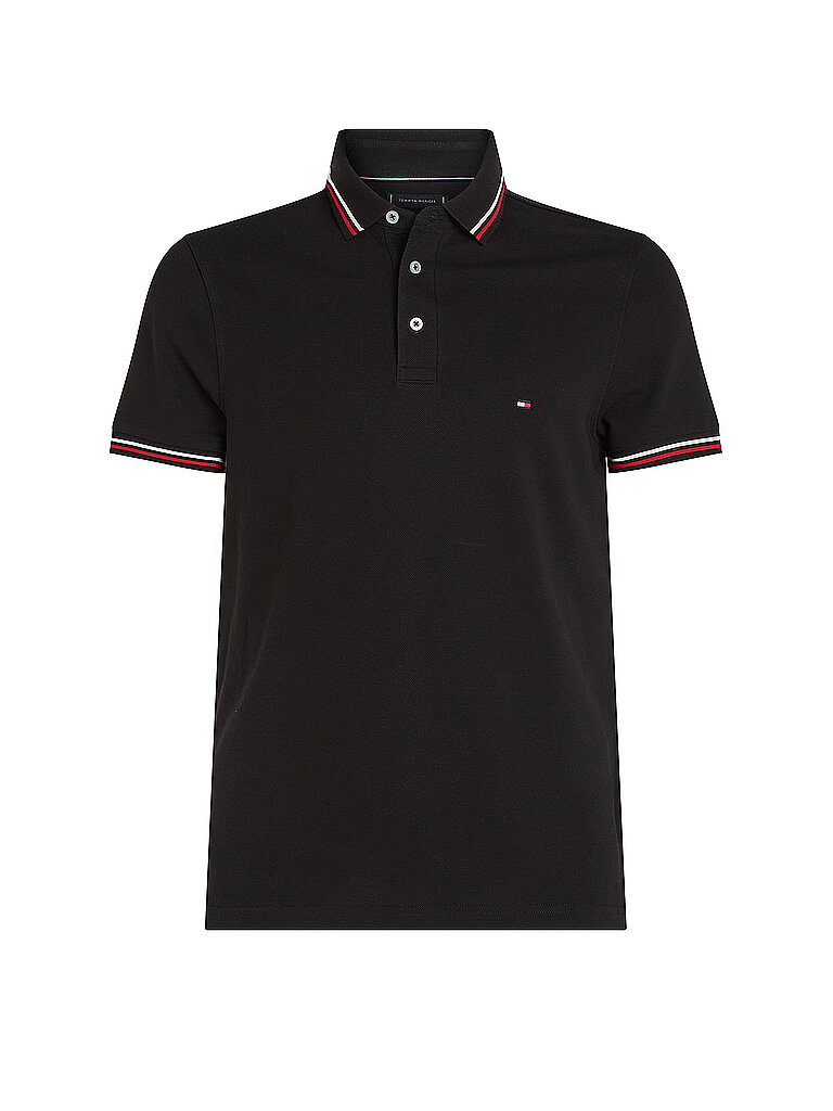 Polo slim fit nero XL