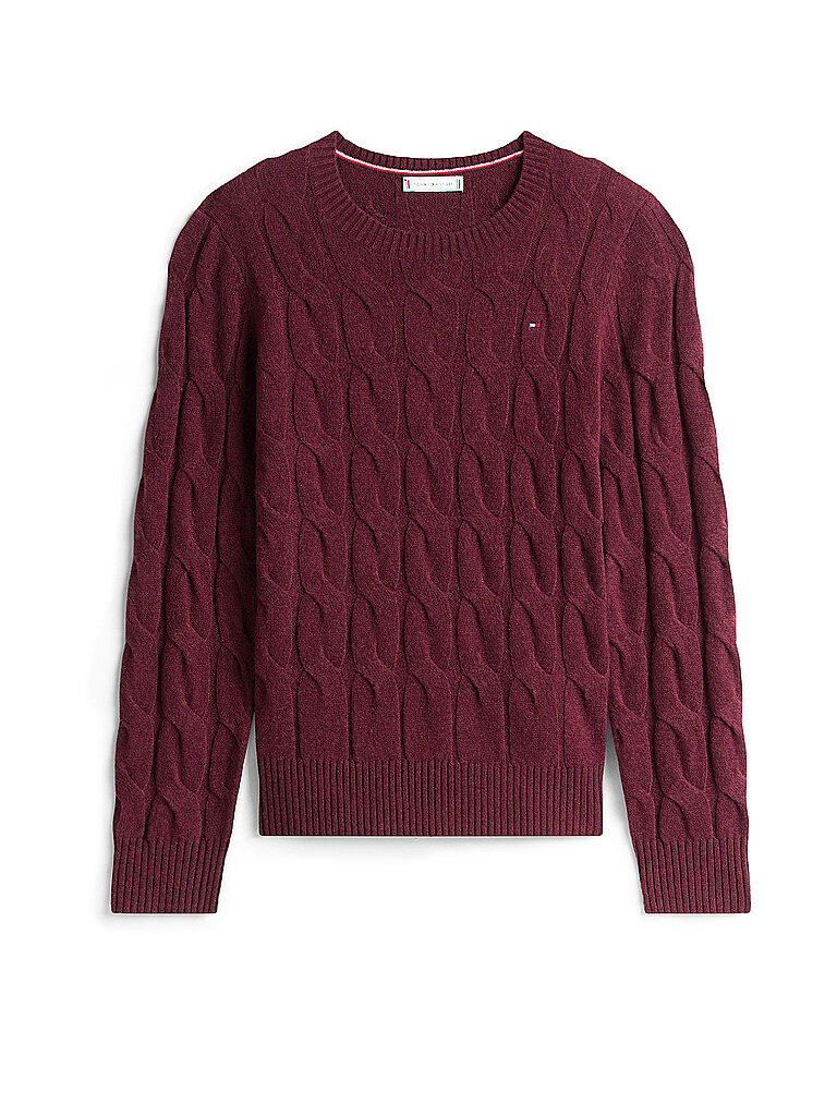 Pullover rosso scuro S