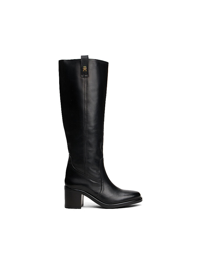 Stivali in pelle nero 38
