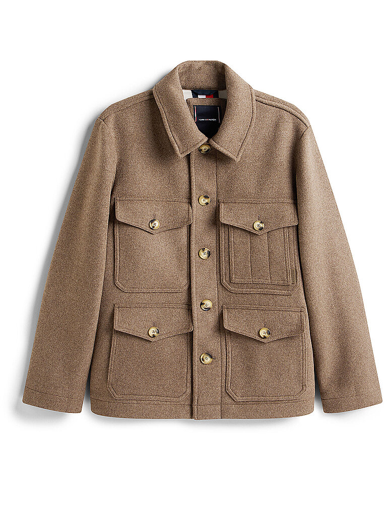 Giacca di lana beige M