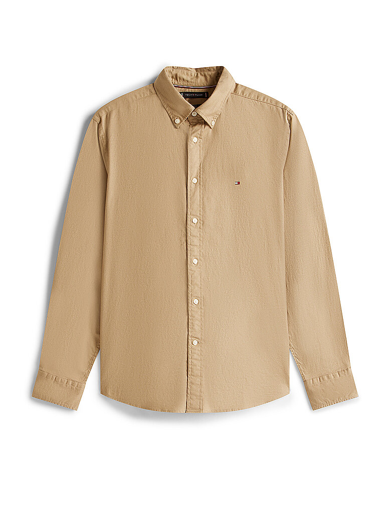Camicia regular fit beige S