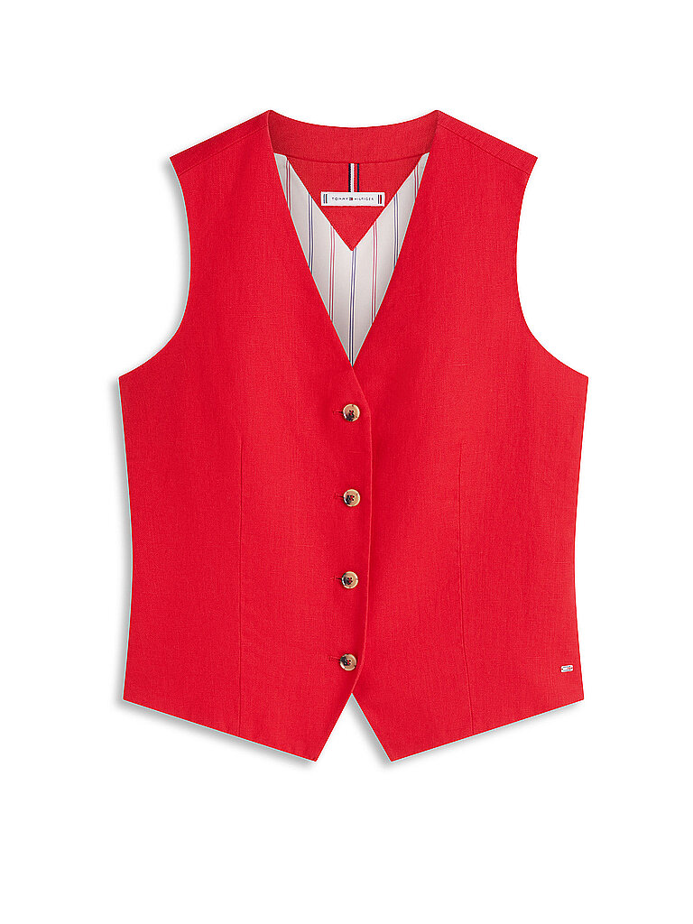 Tommy Hilfiger Gilet rosso 34