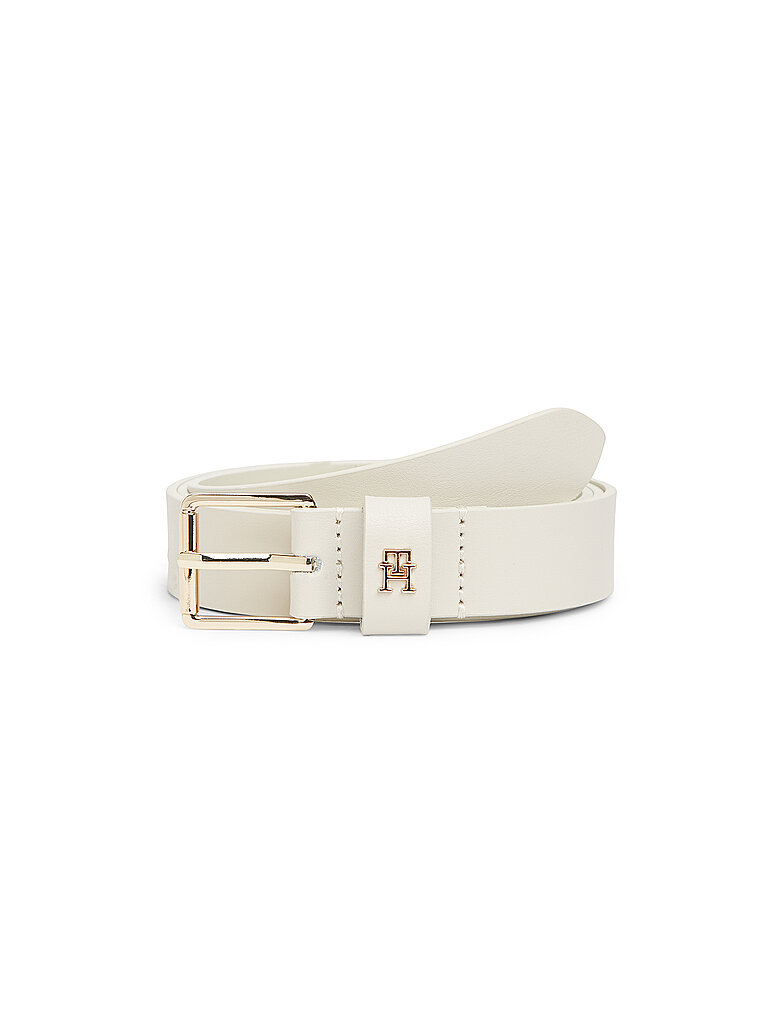 Cintura in pelle TH SQUARE bianco 75