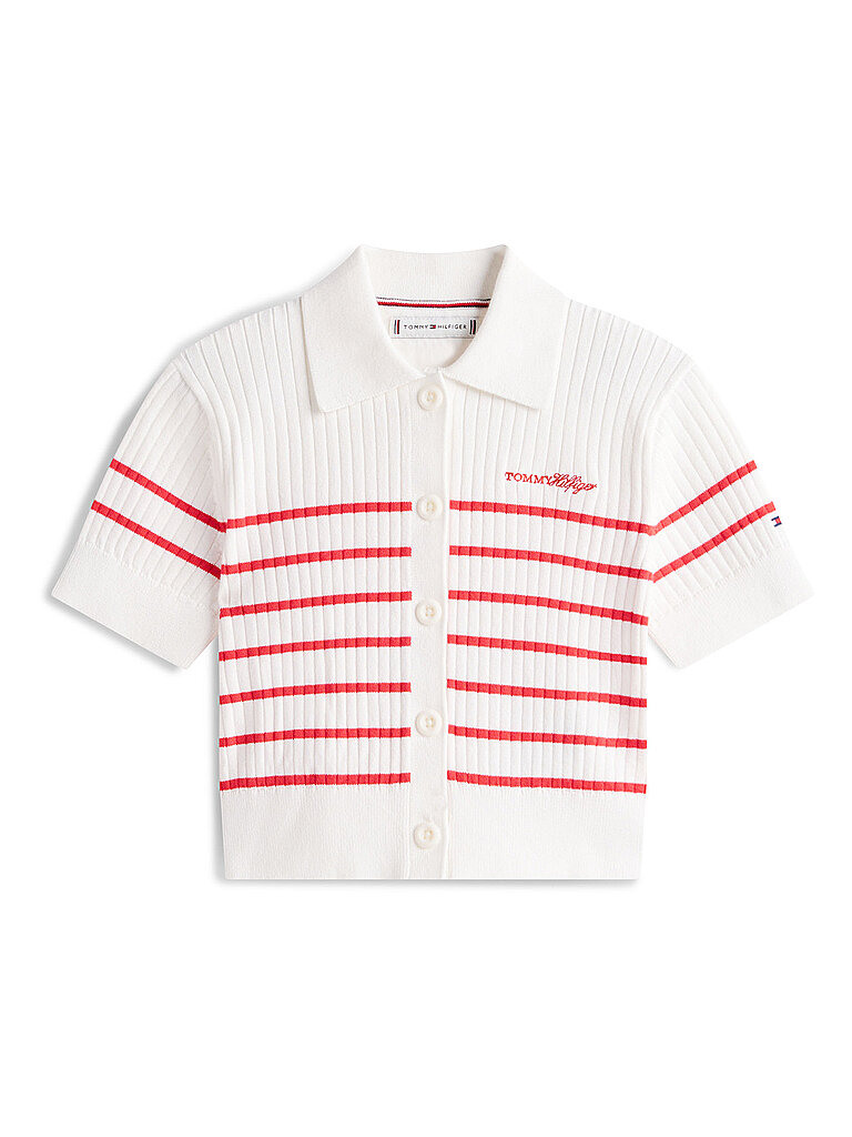 Polo da ragazza bianco 140