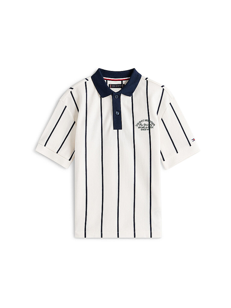 Polo da ragazzo bianco 140