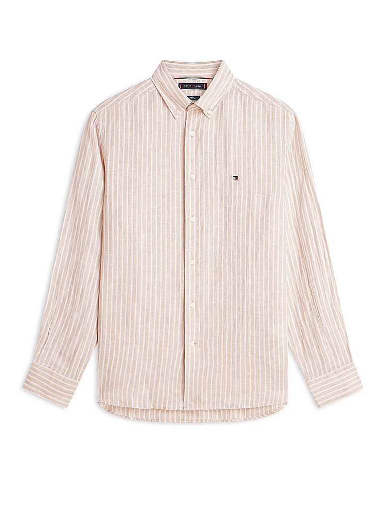 Camicia di lino beige XXL