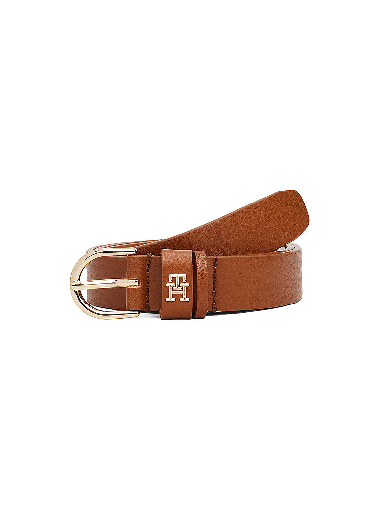 Cintura in pelle ESSENTIAL marrone 95