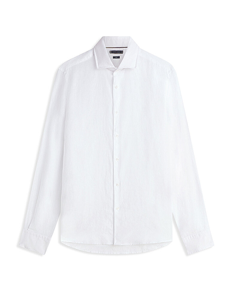Camicia di lino bianco S
