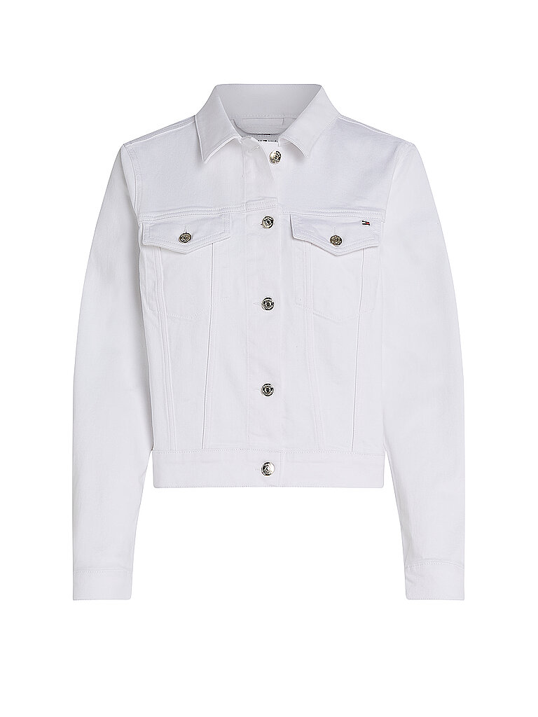 Giacca di jeans bianco 42