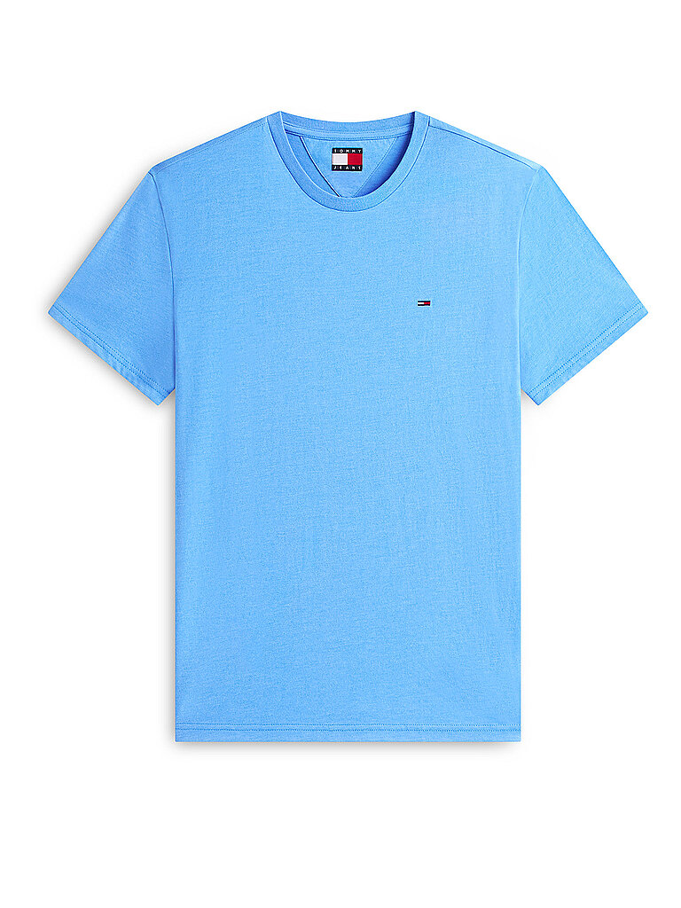 T-shirt slim fit azzurro L