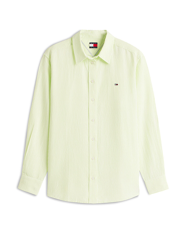 Camicia a tunica verde chiaro XS