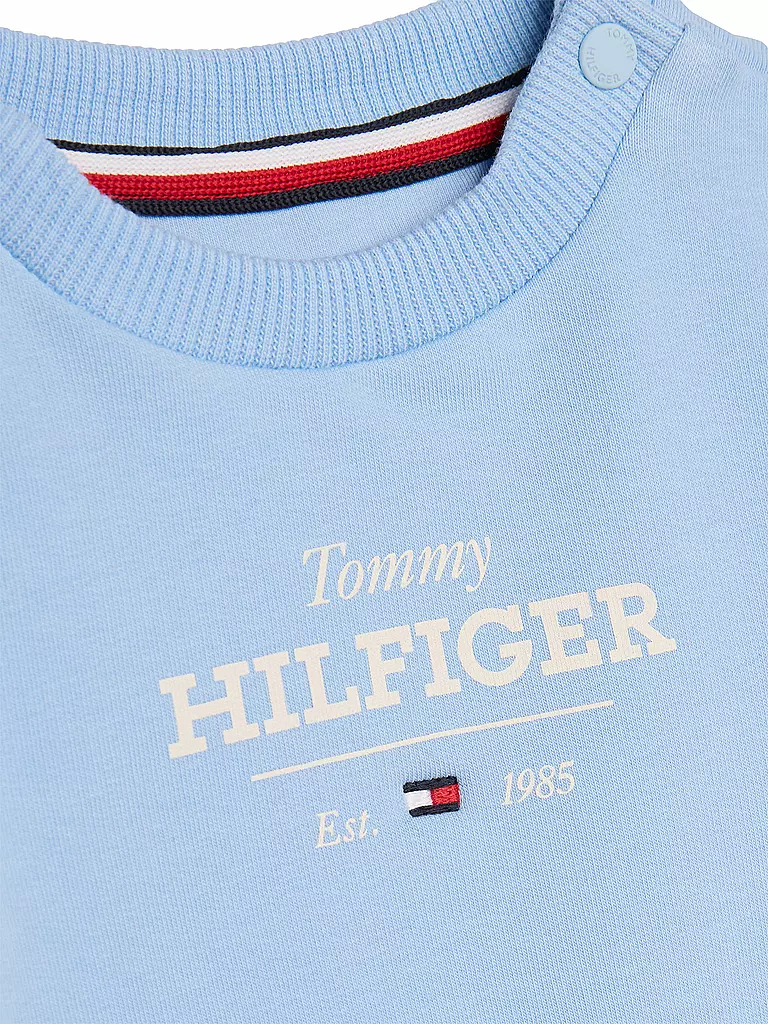TOMMY HILFIGER | Baby Set 2-tlg. Sweater und Hose | Blu chiaro