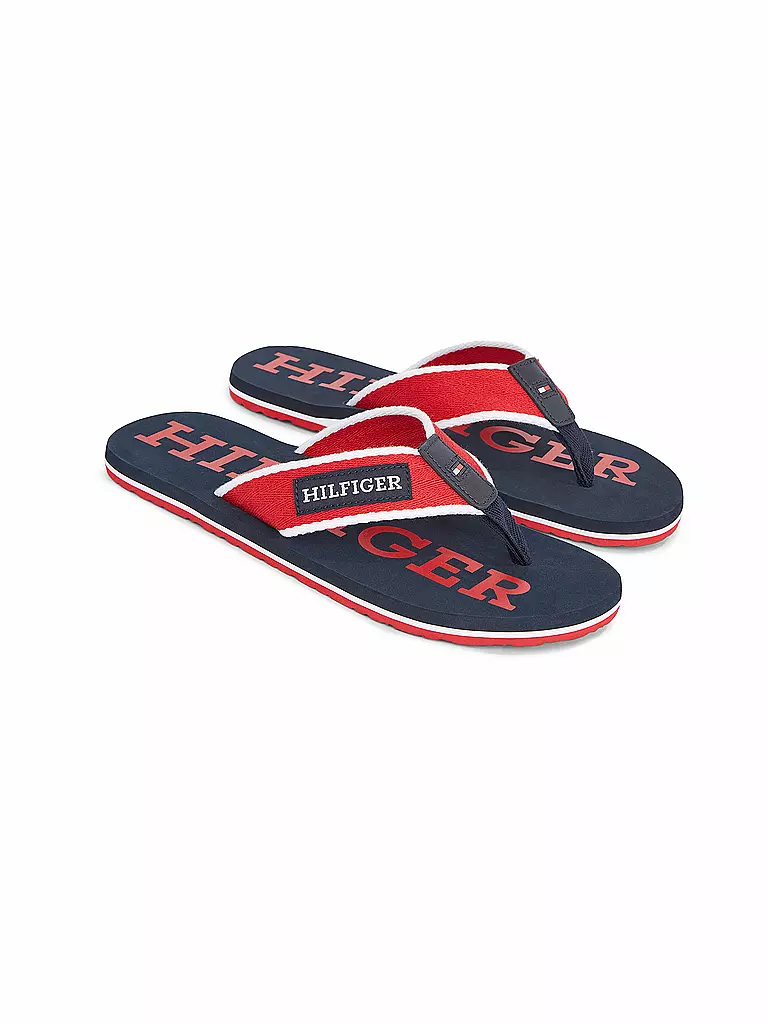 TOMMY HILFIGER | Badeschuhe - Zehentrenner  | Rosso