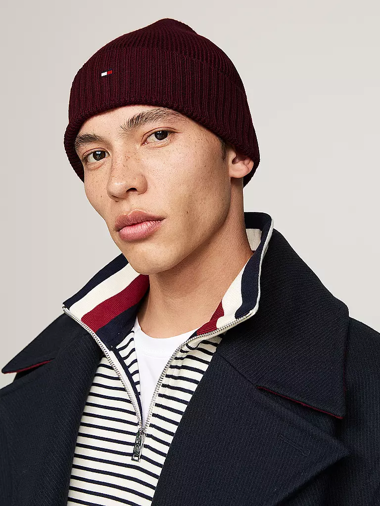 TOMMY HILFIGER | Berretto - Cuffia | Rosso scuro