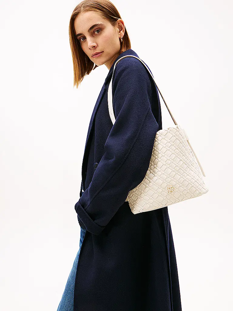 TOMMY HILFIGER | Borsa - Borsa a spalla TH BRAIDED | Crema