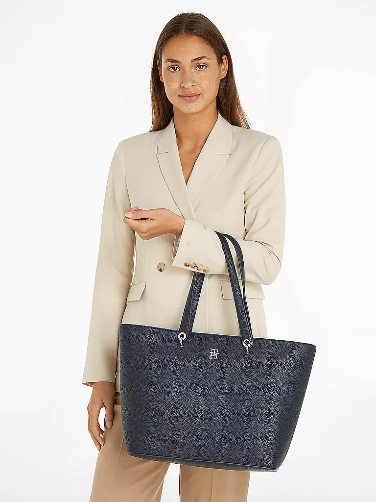 TOMMY HILFIGER | Borsa - Shopper TH EMBLEM | Blu scuro