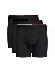 TOMMY HILFIGER | Boxer da uomo, confezione da 3, BKhaki | Nero