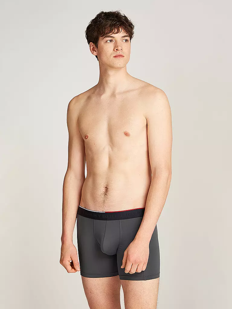TOMMY HILFIGER | Boxer da uomo, confezione da 3, BKhaki | 