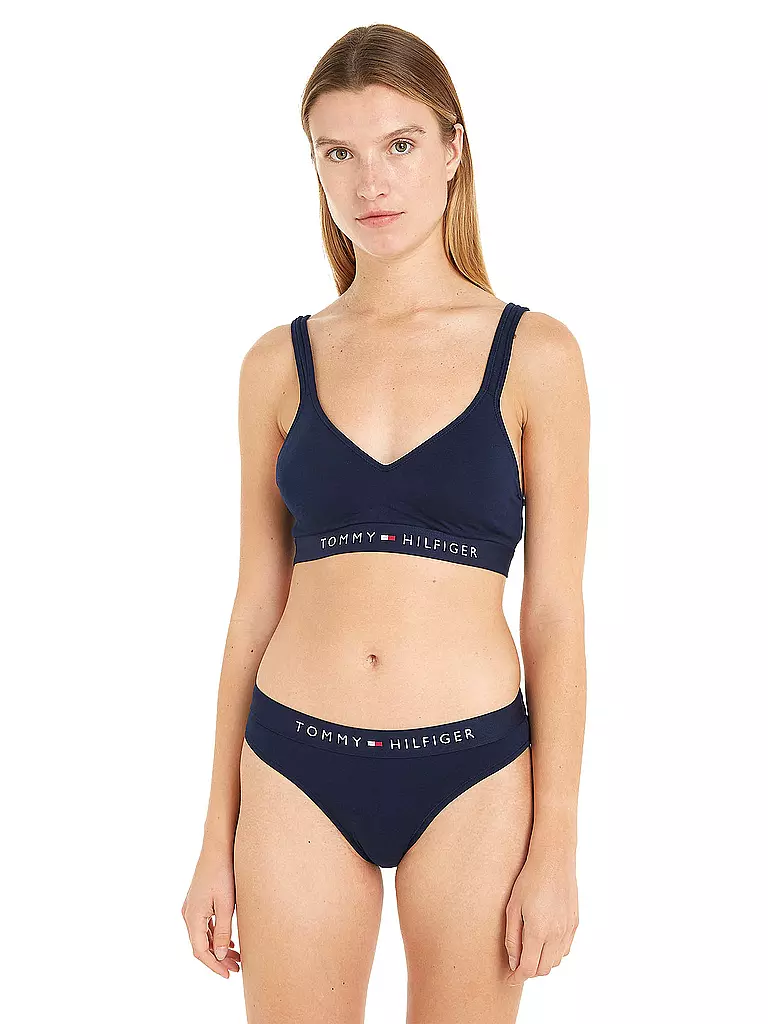 TOMMY HILFIGER | Bralette TH ORIGINAL blue | Blu scuro