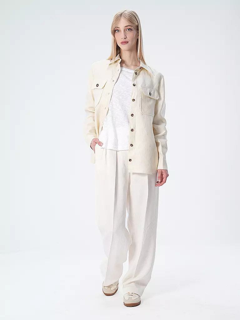 TOMMY HILFIGER | Businesshose Relaxed Fit ELEVATED | Bianco