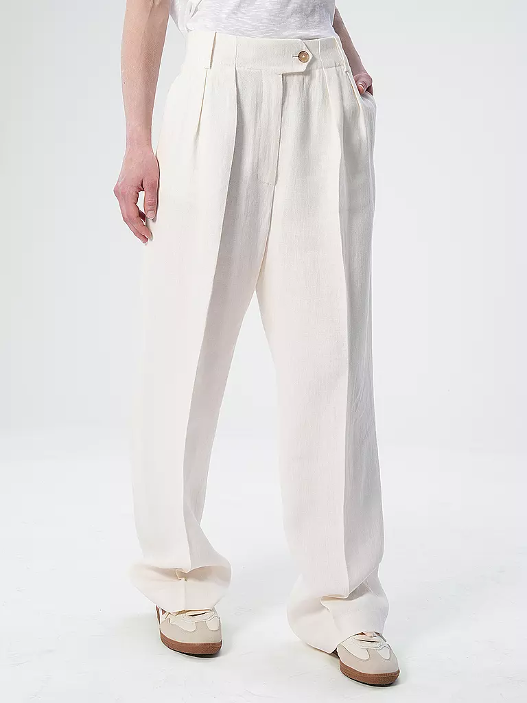 TOMMY HILFIGER | Businesshose Relaxed Fit ELEVATED | Bianco
