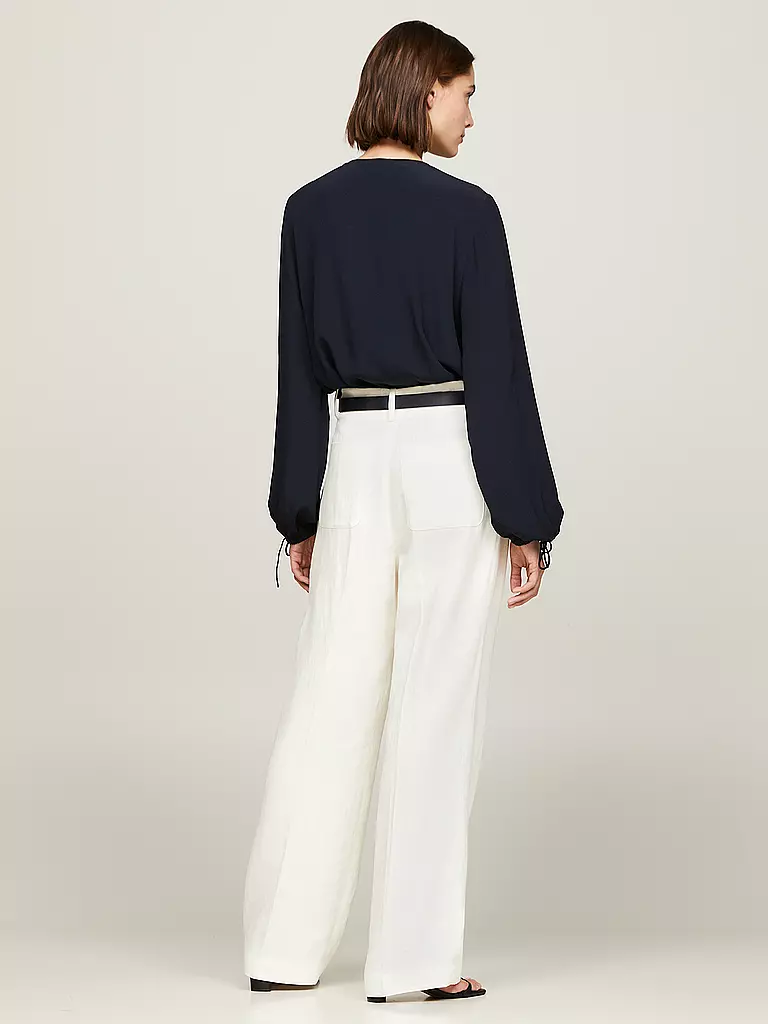 TOMMY HILFIGER | Businesshose Relaxed Fit ELEVATED | Bianco