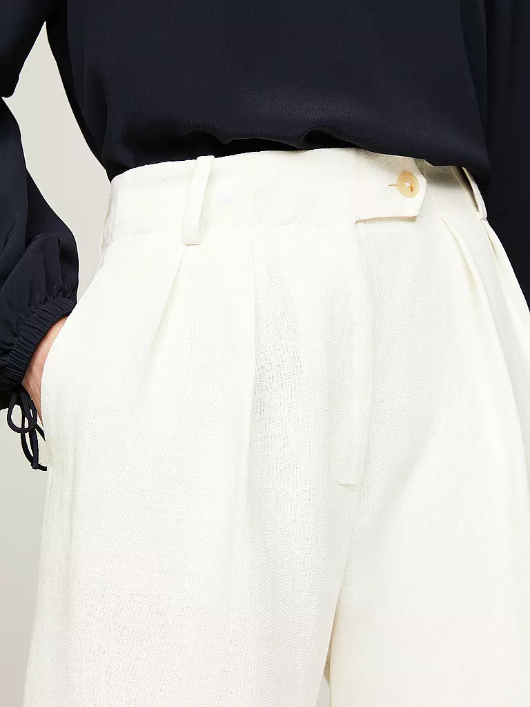 TOMMY HILFIGER | Businesshose Relaxed Fit ELEVATED | Bianco