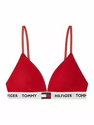 TOMMY HILFIGER | Bustier imbottito a triangolo rosso | Rosso