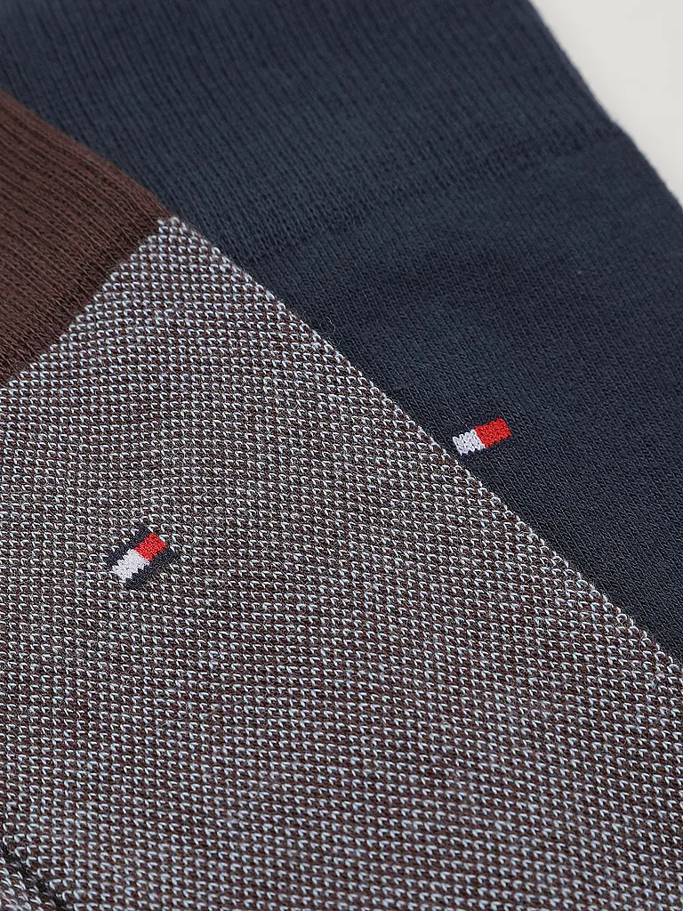 TOMMY HILFIGER | Calzini confezione da 2 marrone cioccolato | Marrone